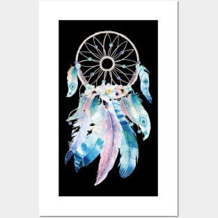 Image: Watercolor, Dreamcatcher Posters and Art